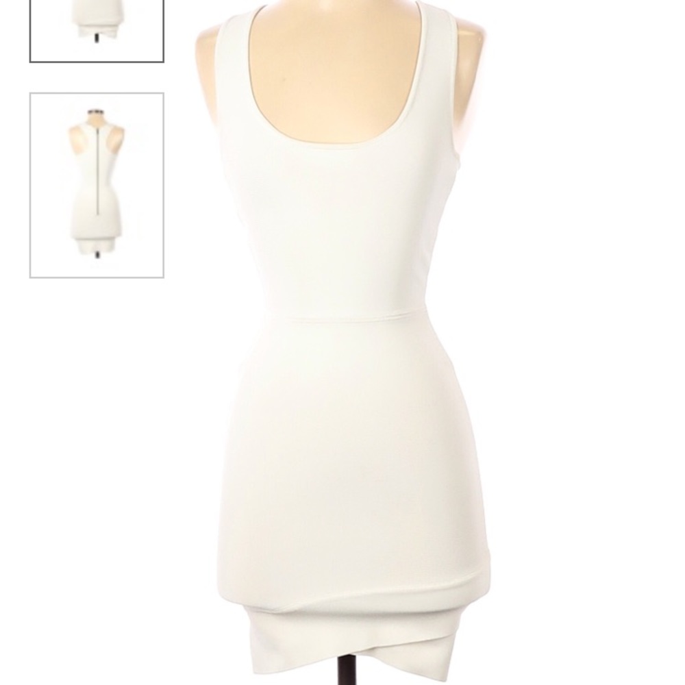 BCBG White Bodycon Dress